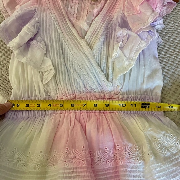 LoveShackFancy Pink and White Mini Dress - Picture 4 of 4